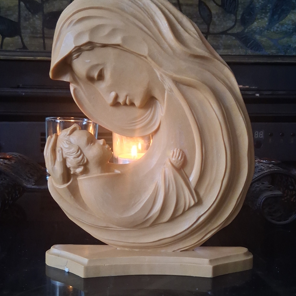Serene Mother and Child MARY & JESUS Figurine Vintage